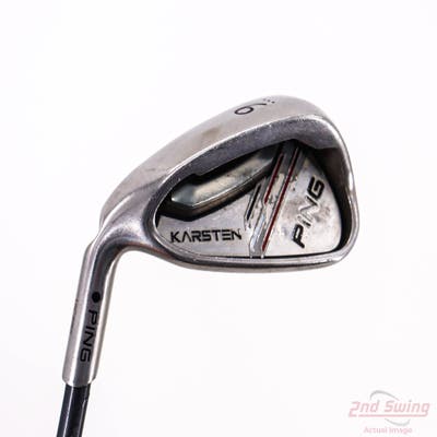 Ping 2014 Karsten Single Iron 9 Iron Ping TFC 80i Graphite Senior Left Handed Black Dot 36.25in