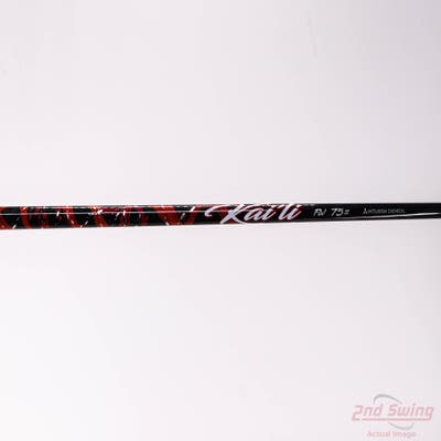 Used W/ TaylorMade RH Adapter Mitsubishi Rayon Kai'li Red 75g Fairway Shaft Stiff 41.5in