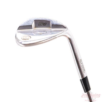 Mizuno S18 White Satin Wedge Sand SW 54° 8 Deg Bounce True Temper Dynamic Gold Steel Wedge Flex Right Handed 35.5in