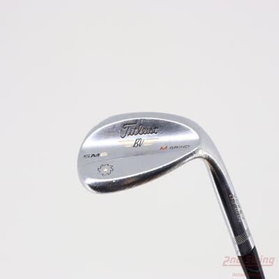 Titleist Vokey SM6 Tour Chrome Wedge Lob LW 60° 8 Deg Bounce M Grind SM6 BV Steel Wedge Flex Right Handed 35.0in