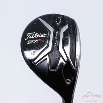 Titleist 917 F3 Fairway Wood 3 Wood 3W 15° Aldila Rogue M-AX 75 Graphite Stiff Right Handed 43.0in