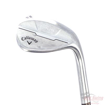 Callaway Opus Brushed Chrome Wedge Lob LW 58° 6 Deg Bounce T Grind Dynamic Gold Mid 115 Wedge Steel Wedge Flex Right Handed 35.0in