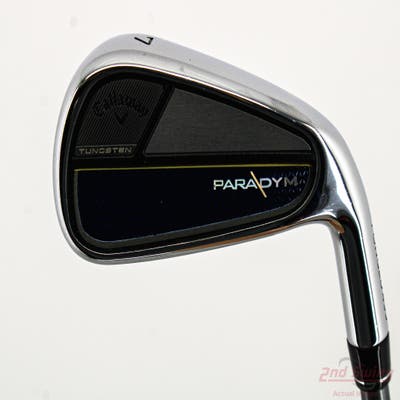 Callaway Paradym Single Iron 7 Iron PX HZRDUS Silver Gen4 75 Graphite Stiff Right Handed 37.0in