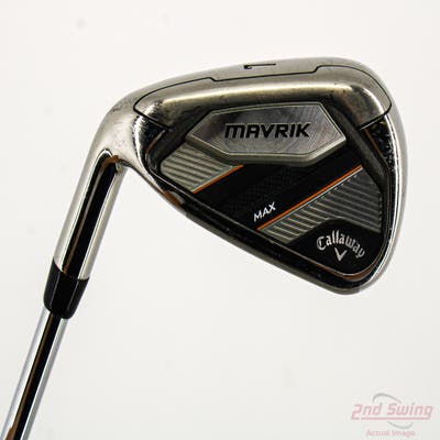 Callaway Mavrik Max Single Iron 7 Iron FST KBS Max 80 Steel Regular Left Handed 37.5in