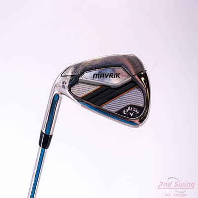 Callaway Mavrik Single Iron 7 Iron True Temper Elevate 95 Steel Regular Left Handed 37.5in