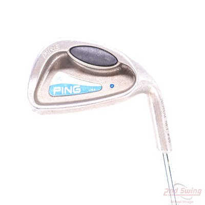 Ping G2 Single Iron 9 Iron Stock Steel Shaft Steel Stiff Right Handed Blue Dot 35.75in