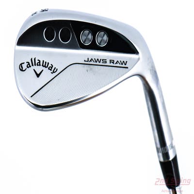 Mint Callaway Jaws Raw Chrome Wedge Sand SW 54° 10 Deg Bounce S Grind True Temper Dynamic Gold Spinner Tour Issue Steel Wedge Flex Right Handed 35.25in