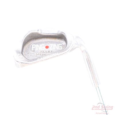 Ping Zing Single Iron Pitching Wedge PW Stock Steel Shaft Steel Stiff Right Handed Red dot 35.5in