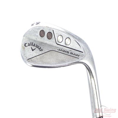 Callaway Jaws Raw Chrome Wedge Sand SW 56° 12 Deg Bounce X Grind Dynamic Gold Spinner TI 115 Steel Wedge Flex Right Handed 35.25in