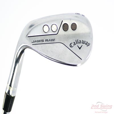 Callaway Jaws Raw Chrome Wedge Sand SW 56° 10 Deg Bounce S Grind True Temper Dynamic Gold Spinner Tour Issue Steel Wedge Flex Left Handed 35.25in