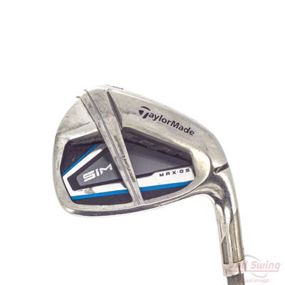 TaylorMade SIM MAX OS Single Iron 9 Iron Aerotech SteelFiber i70 Graphite Stiff Right Handed 36.25in