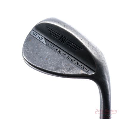 Titleist Vokey SM8 Jet Black Wedge Lob LW 60.5° 12 Deg Bounce D Grind Titleist Vokey BV Steel Wedge Flex Right Handed 35.25in