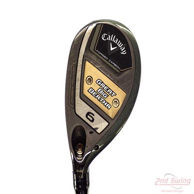 Callaway Great Big Bertha 23 Hybrid 6 Hybrid 26° UST Helium Nanocore IP 60 Graphite Senior Left Handed 39.0in
