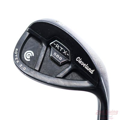 Cleveland 588 RTX 2.0 CB Black Satin Wedge Lob LW 60° 14 Deg Bounce True Temper Dynamic Gold Steel Wedge Flex Right Handed 35.5in
