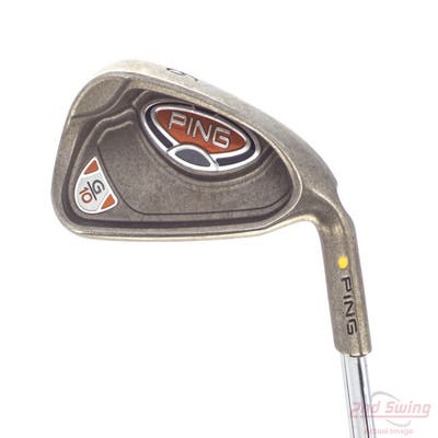 Ping G10 Single Iron 6 Iron Ping AWT Steel Senior Right Handed Yellow Dot 37.5in