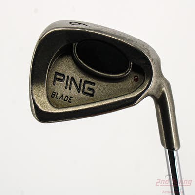 Ping i3 Blade Single Iron 6 Iron Ping JZ Steel Stiff Right Handed Maroon Dot 38.0in