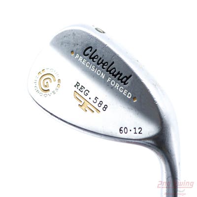 Cleveland 2012 588 Chrome Wedge Lob LW 60° 12 Deg Bounce True Temper Tour Concept Steel Wedge Flex Right Handed 34.75in