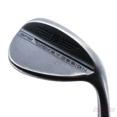 Titleist Vokey SM8 Jet Black Wedge Lob LW 60° 10 Deg Bounce S Grind Stock Steel Shaft Steel Wedge Flex Right Handed 35.0in