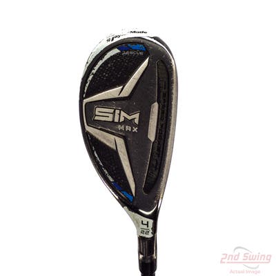 TaylorMade SIM MAX Hybrid 4 Hybrid 22° Fujikura Ventus Blue 5 Graphite Senior Right Handed 40.0in