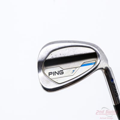 Ping 2015 i Single Iron Pitching Wedge PW AWT 2.0 Steel Stiff Right Handed Blue Dot 35.75in