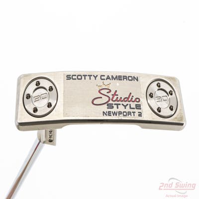 Mint Titleist Scotty Cameron 2025 Studio Style Newport 2 Putter Steel Left Handed 34.0in
