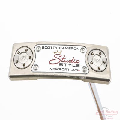 Mint Titleist Scotty Cameron 2025 Studio Style Newport 2.5 Plus Putter Steel Right Handed 34.0in