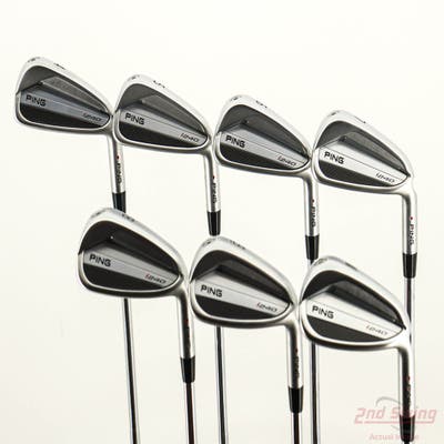 Ping i240 Iron Set 4-PW Dynamic Gold Mid 115 Gunmetal Steel Stiff Right Handed Red dot +1/4"