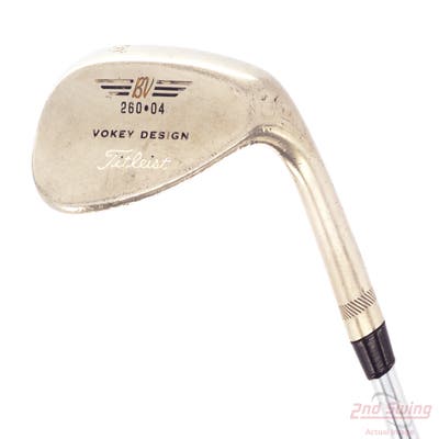 Titleist Vokey Black Nickel Wedge Lob LW 60° 4 Deg Bounce Stock Steel Shaft Steel Stiff Right Handed 34.0in