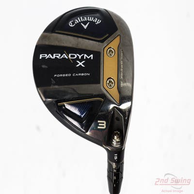 Callaway Paradym X Fairway Wood 3 Wood 3W 15° Mitsubishi Tensei AV-XLINK White 75 Graphite X-Stiff Right Handed 42.5in