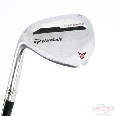 TaylorMade Milled Grind 2 Chrome Wedge Lob LW 60° 10 Deg Bounce SB True Temper Dynamic Gold S200 Steel Stiff Left Handed 35.25in