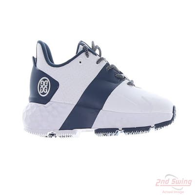New Womens Golf Shoe G-Fore MG4 Plus 6.5 White/Navy MSRP $185 GLF000011