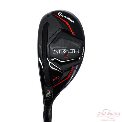TaylorMade Stealth 2 HD Rescue Hybrid 3 Hybrid 20° Project X HZRDUS Black Gen4 90HY Graphite X-Stiff Left Handed 40.0in