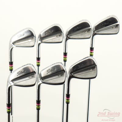 Titleist 2023 T150 Iron Set 4-PW True Temper Dynamic Gold Tour Issue X100 Steel X-Stiff Left Handed +1/2"