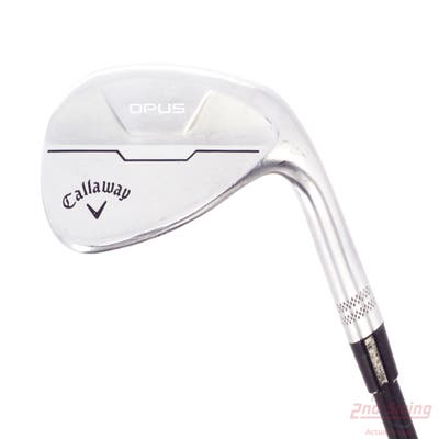 Callaway Opus Brushed Chrome Wedge Gap GW 50° 10 Deg Bounce S Grind Mitsubishi MMT W 105 Graphite Tour X-Stiff 35.5in