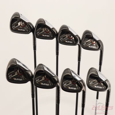 TaylorMade Burner 2.0 Iron Set 4-PW AW TM Superfast 65 Graphite Regular Right Handed +1/2"