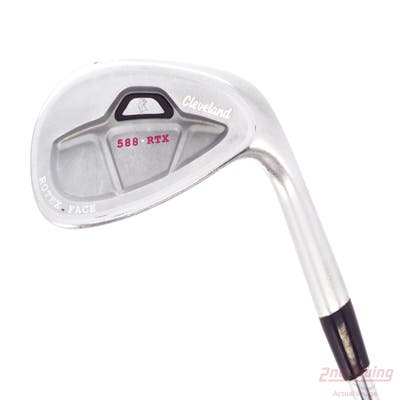 Cleveland 588 RTX CB Satin Chrome Wedge Gap GW 52° 10 Deg Bounce True Temper Dynamic Gold S300 Steel Stiff Right Handed 35.5in