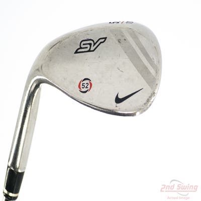 Nike SV Tour Chrome Wedge Gap GW 52° 10 Deg Bounce Stock Steel Shaft Steel Wedge Flex Left Handed 35.5in