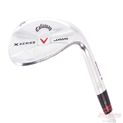 Callaway X Series Jaws Chrome Wedge Lob LW 58° 13 Deg Bounce Stock Steel Shaft Steel Wedge Flex Right Handed 35.0in