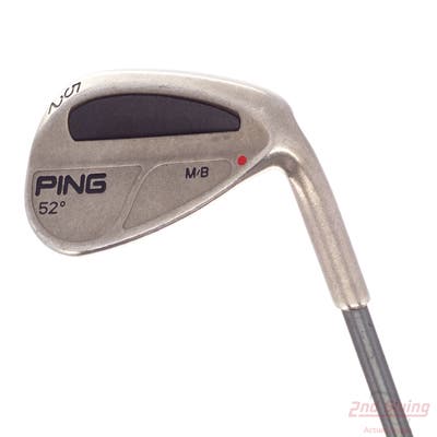 Ping MB Wedge Gap GW 52° Stock Graphite Shaft Graphite Senior Right Handed Red dot 35.5in