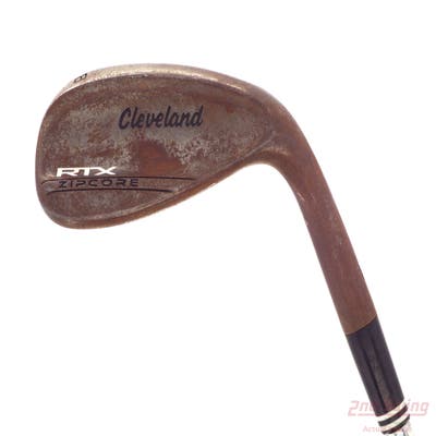 Cleveland RTX ZipCore Raw Wedge Lob LW 58° 10 Deg Bounce Mid True Temper Dynamic Gold Spinner Tour Issue Steel Wedge Flex Right Handed 35.75in