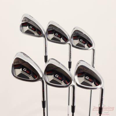 Ping G410 Iron Set 6-PW AW True Temper XP 95 S300 Steel Stiff Right Handed Red dot +1/2"