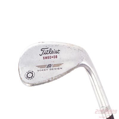 Titleist Vokey Spin Milled Wedge Lob LW 60° 8 Deg Bounce True Temper Dynamic Gold Steel Wedge Flex Right Handed 35.25in