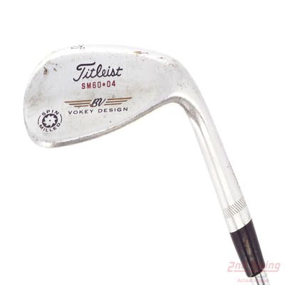 Titleist Vokey Spin Milled Wedge Lob LW 60° 4 Deg Bounce True Temper Dynamic Gold Steel Wedge Flex Right Handed 35.25in