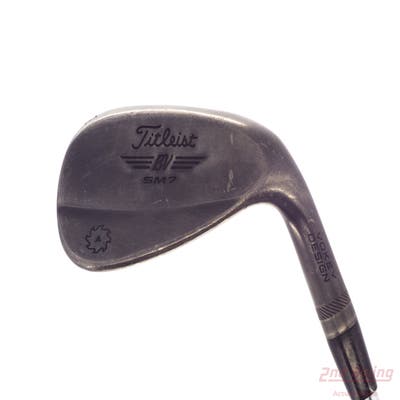 Titleist Vokey SM7 Jet Black Wedge Gap GW 52° 12 Deg Bounce F Grind True Temper Dynamic Gold S200 Steel Stiff Right Handed 35.75in