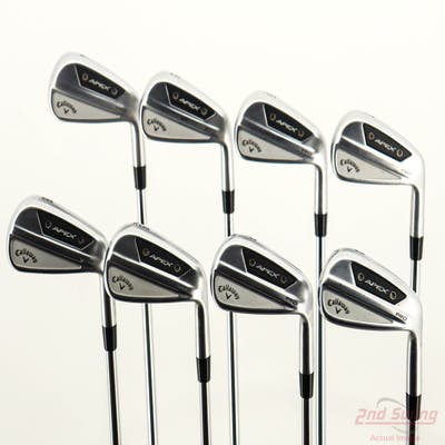 Callaway Apex Pro 24 Iron Set 4-PW AW Nippon NS Pro Modus 3 Tour 120 Steel Stiff Right Handed STD