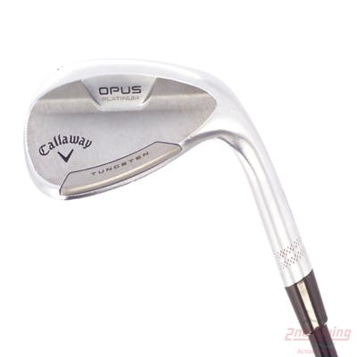 Callaway Opus Platinum Chrome Wedge Sand SW 56° 10 Deg Bounce Z Grind FST KBS $-Taper Black PVD Steel X-Stiff Right Handed 35.0in