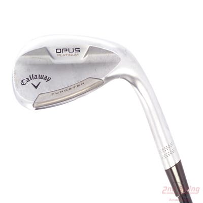Callaway Opus Platinum Chrome Wedge Lob LW 60° 8 Deg Bounce Z Grind FST KBS $-Taper Black PVD Steel X-Stiff Right Handed 35.0in