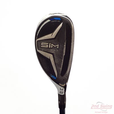 TaylorMade SIM MAX Hybrid 4 Hybrid 22° Fujikura Ventus Blue 6 Graphite Regular Right Handed 40.0in