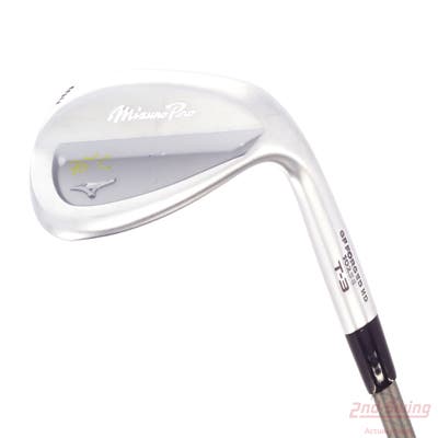 Mizuno Pro T-3 Soft White Satin Wedge Lob LW 58° 8 Deg Bounce C Grind Aerotech SteelFiber i95cw Steel Stiff Right Handed 35.0in
