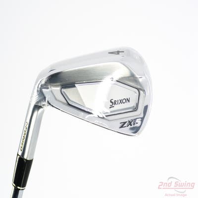 Mint Srixon ZXi5 Single Iron 4 Iron True Temper Dynamic Gold 120 Steel Stiff Left Handed 38.75in